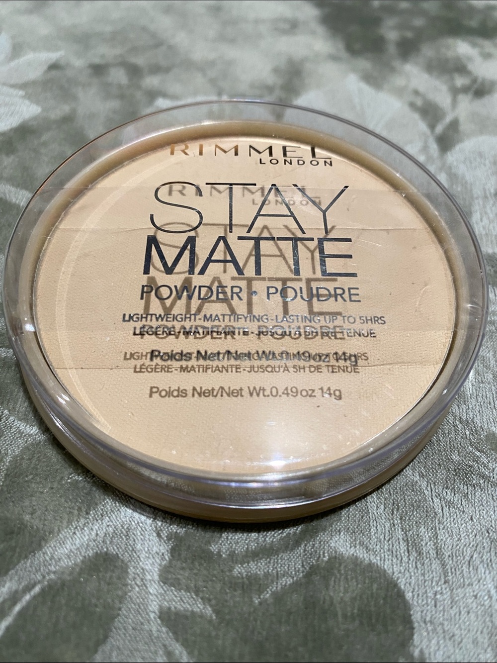 Rimmel London Stay Matte Pressed Powder - Transparent 001 - NWT